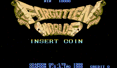 Forgotten Worlds (World) Title Screen